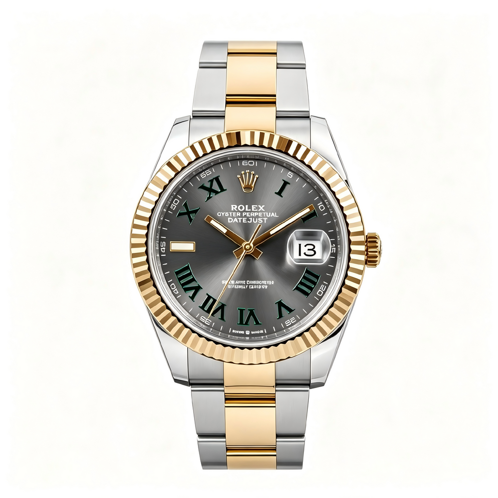 RLX Datejust 41 Esfera 'Wimbledon' Oro y Acero Oyster