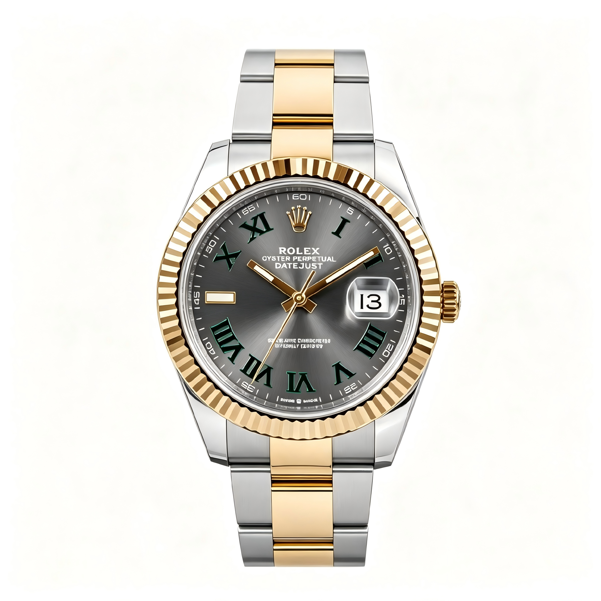 RLX Datejust 41 Esfera 'Wimbledon' Oro y Acero Oyster