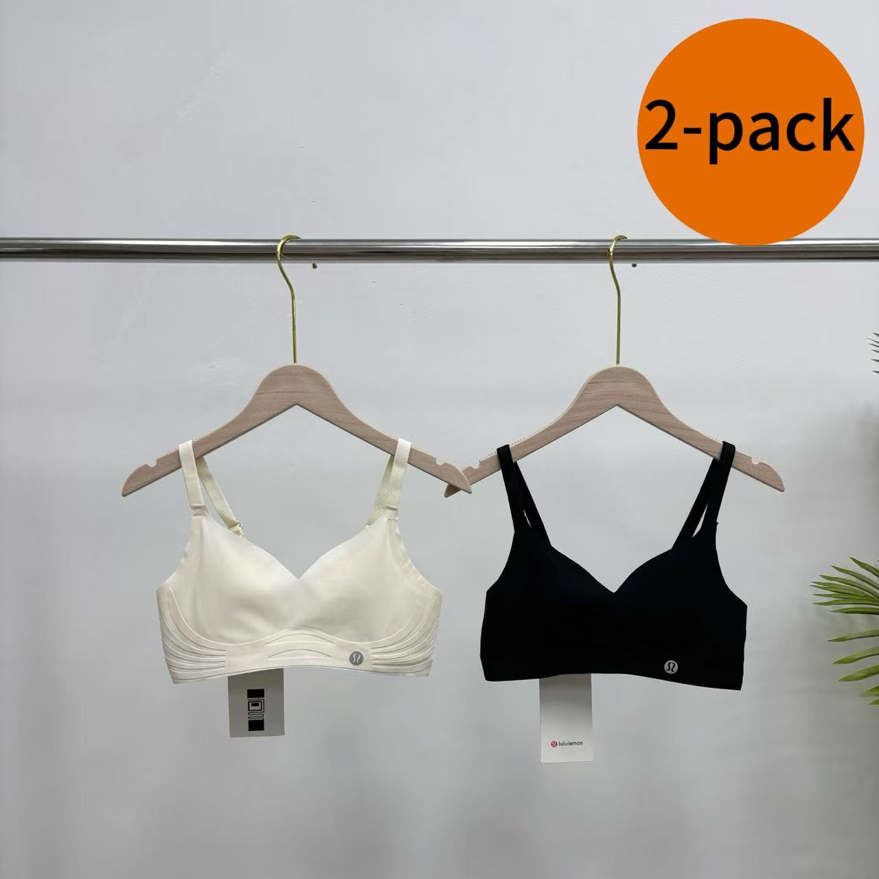 2-pack 2026 New Ultra-Thin Ice Silk Seamless Bunny Ear Push-Up Bra
