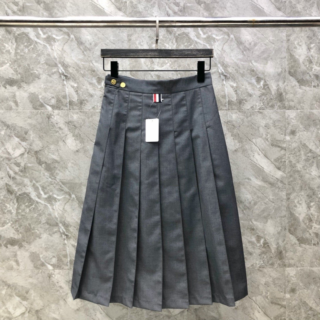 Women's Elegant High Low Ruched Maxi Skirt