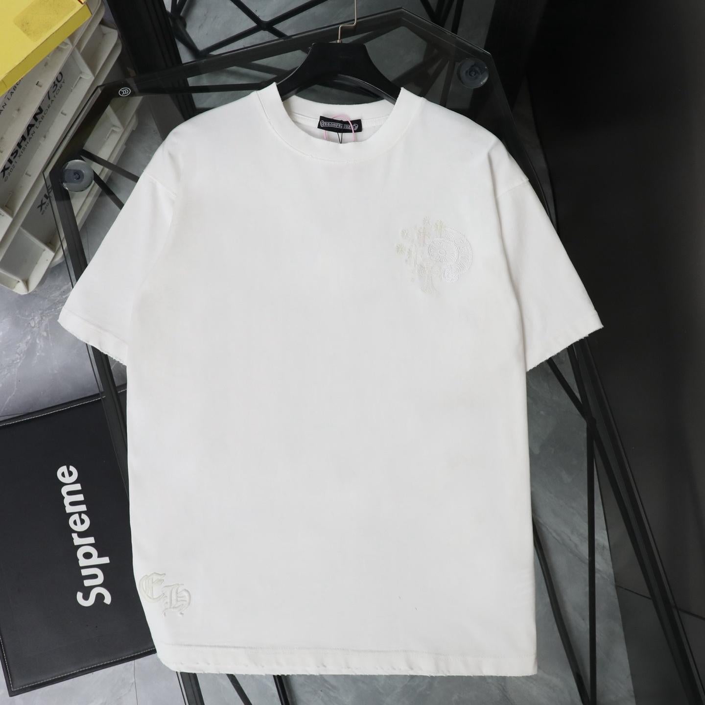 Chrome Hearts 26SS Color-Changing Embroidered Short Sleeve T-Shirt