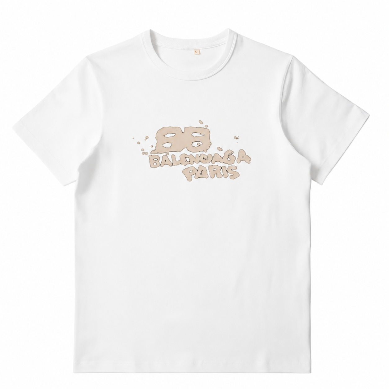 Crew Neck Letter Print Pullover Short Sleeve T-Shirt Regular Fit Unisex