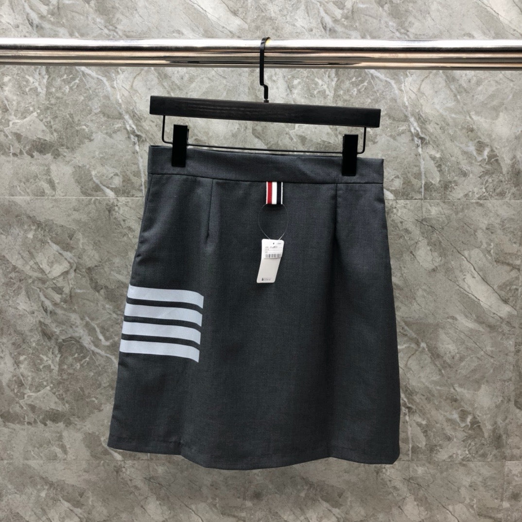 Women's High Waist Bodycon Slit Mini Skirt