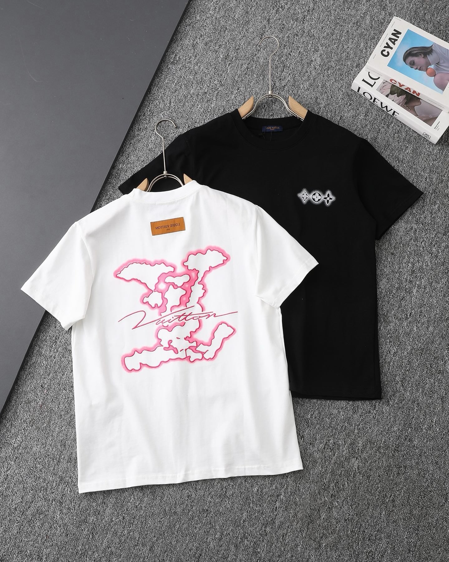 Premium Embroidered Graphic Crew Neck T-Shirt