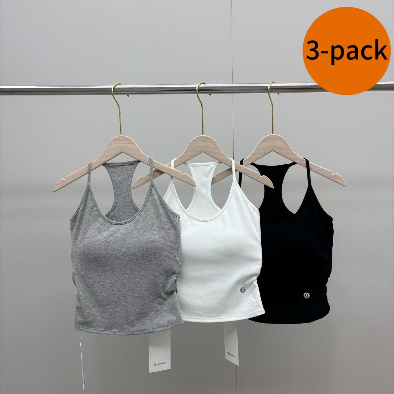 2-pack 2026 New Versatile Built-In Bra Tank Top