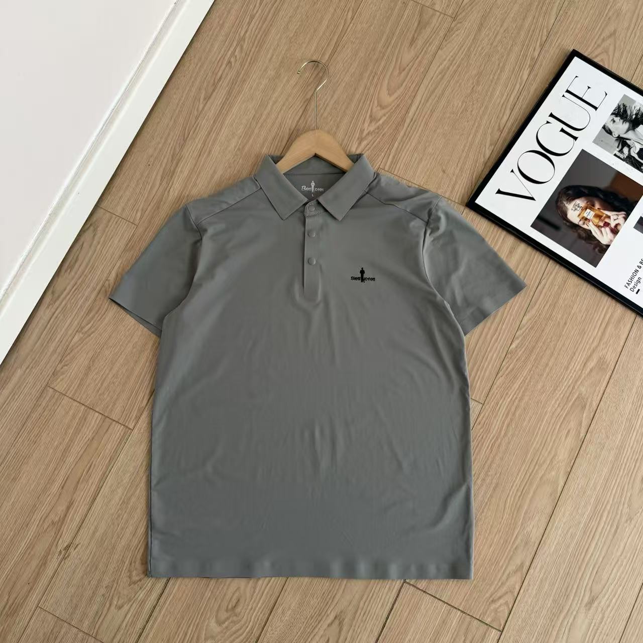 Summer Ice Silk Quick Dry Business Polo Shirt