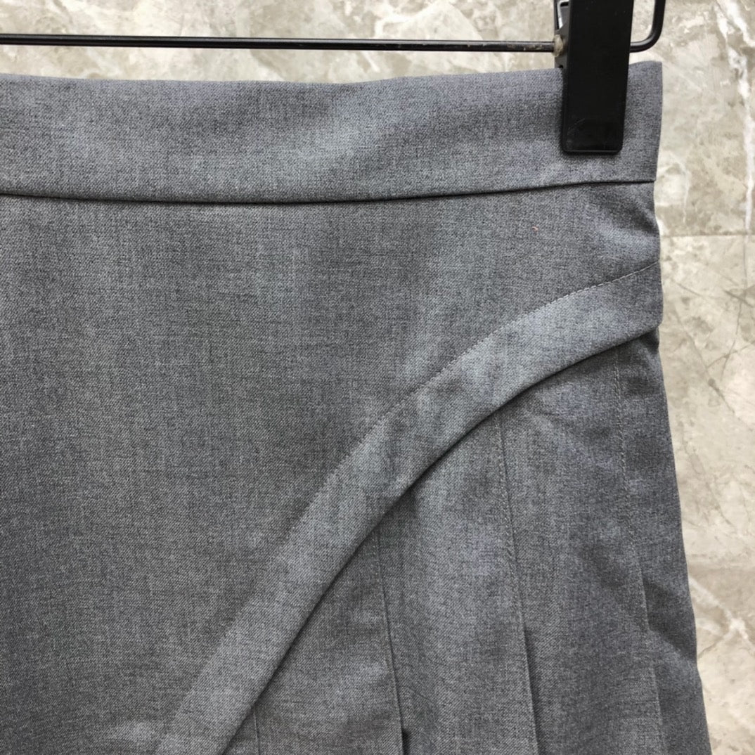 Women's High Waist Asymmetrical Patchwork Mini Skirt