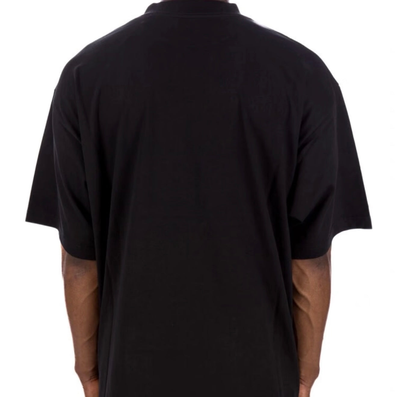 Black Mirror Letter Graphic T-Shirt, Crew Neck Short Sleeve Casual Tee