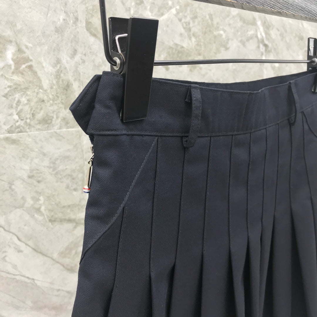 Women's High Waist Pleated Mini Skirt Classic Schoolgirl Style