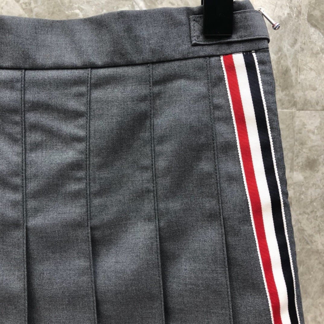 Women's High Waist Color Block A Line Mini Skirt