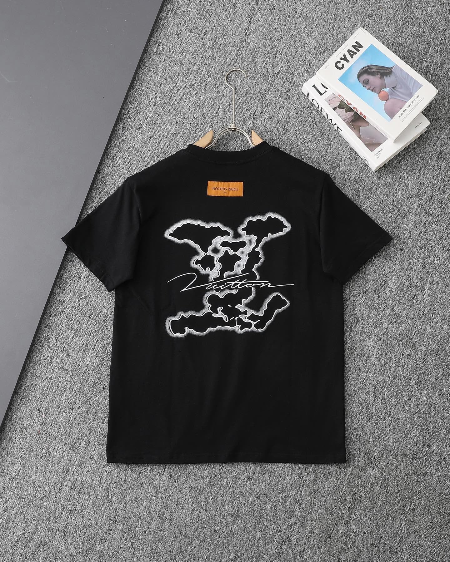 Premium Embroidered Graphic Crew Neck T-Shirt