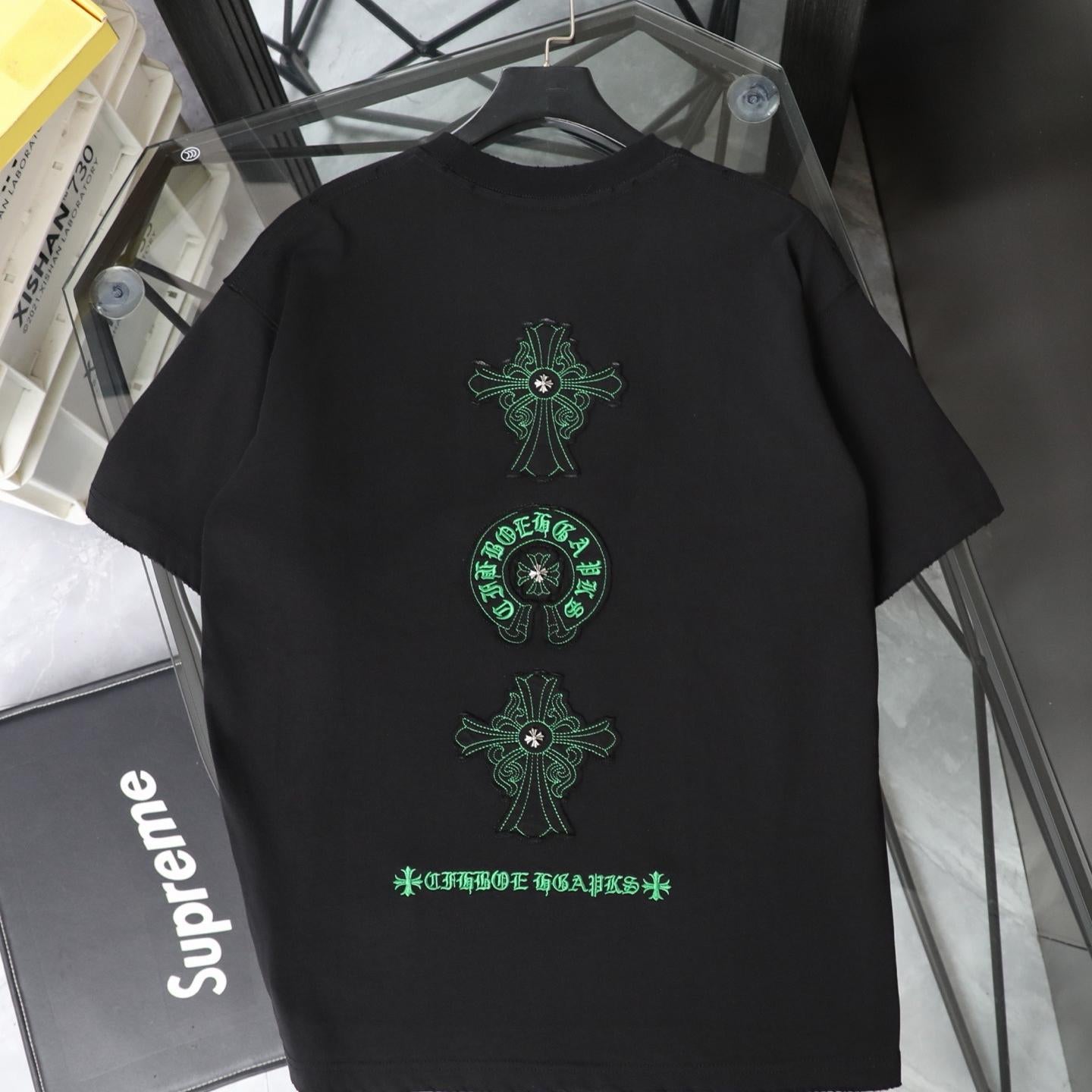 Chrome Hearts 26SS Patch Embroidery Short Sleeve T-Shirt