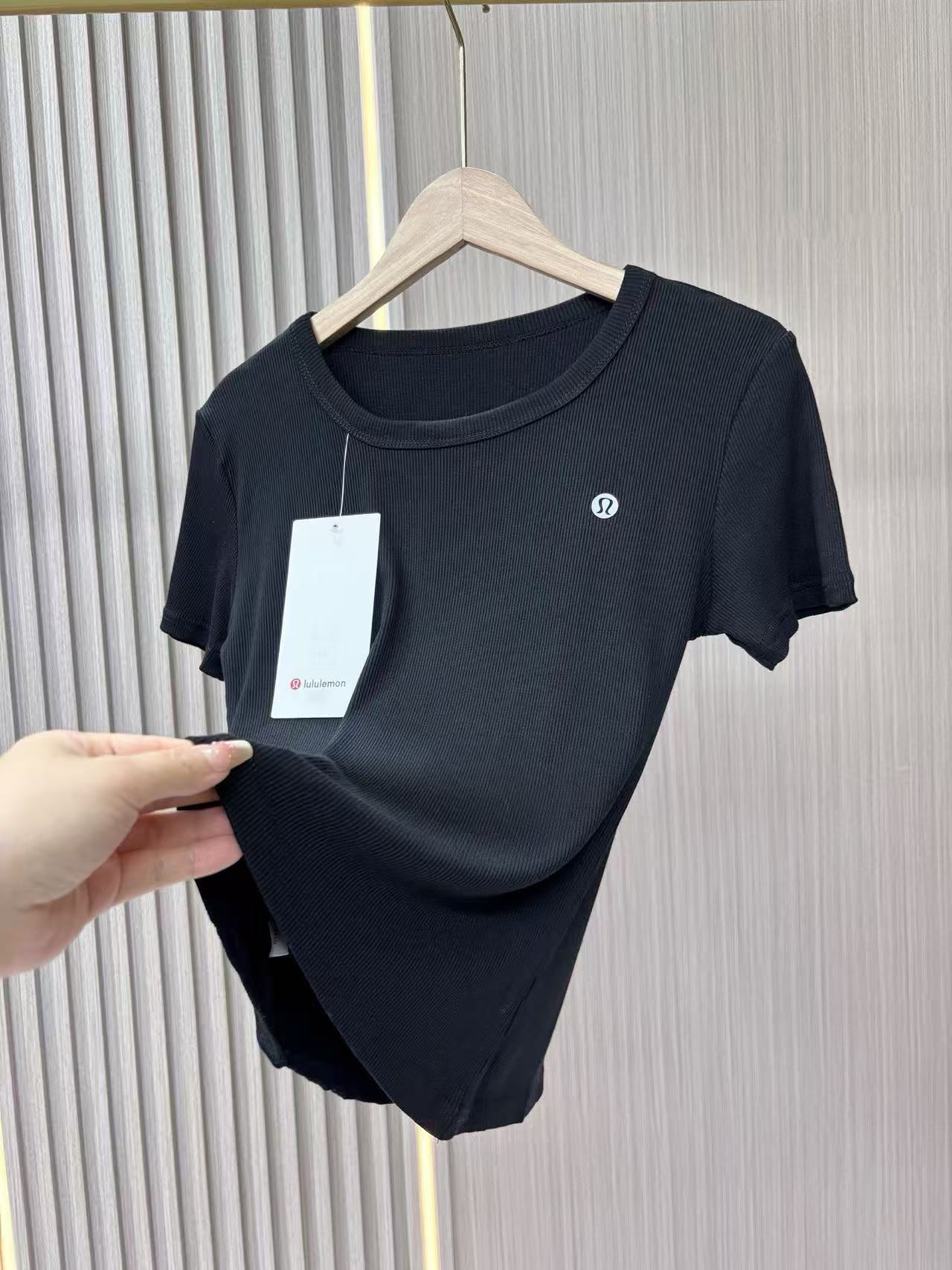 3-pack 2026 New Cotton Ribbed U-Neck Short Sleeve T-Shirt