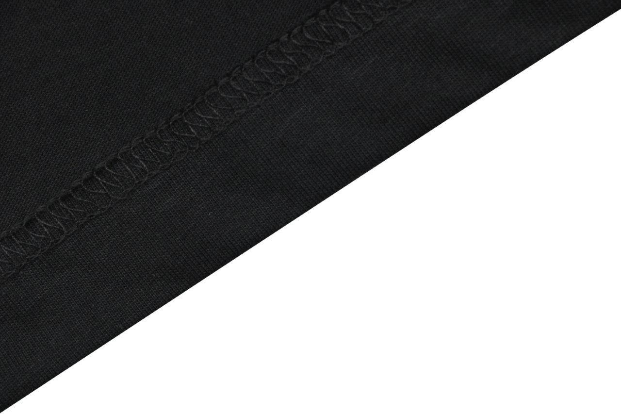 New Black Letter Logo Print Graphic Tee, Crew Neck Short Sleeve T-Shirt