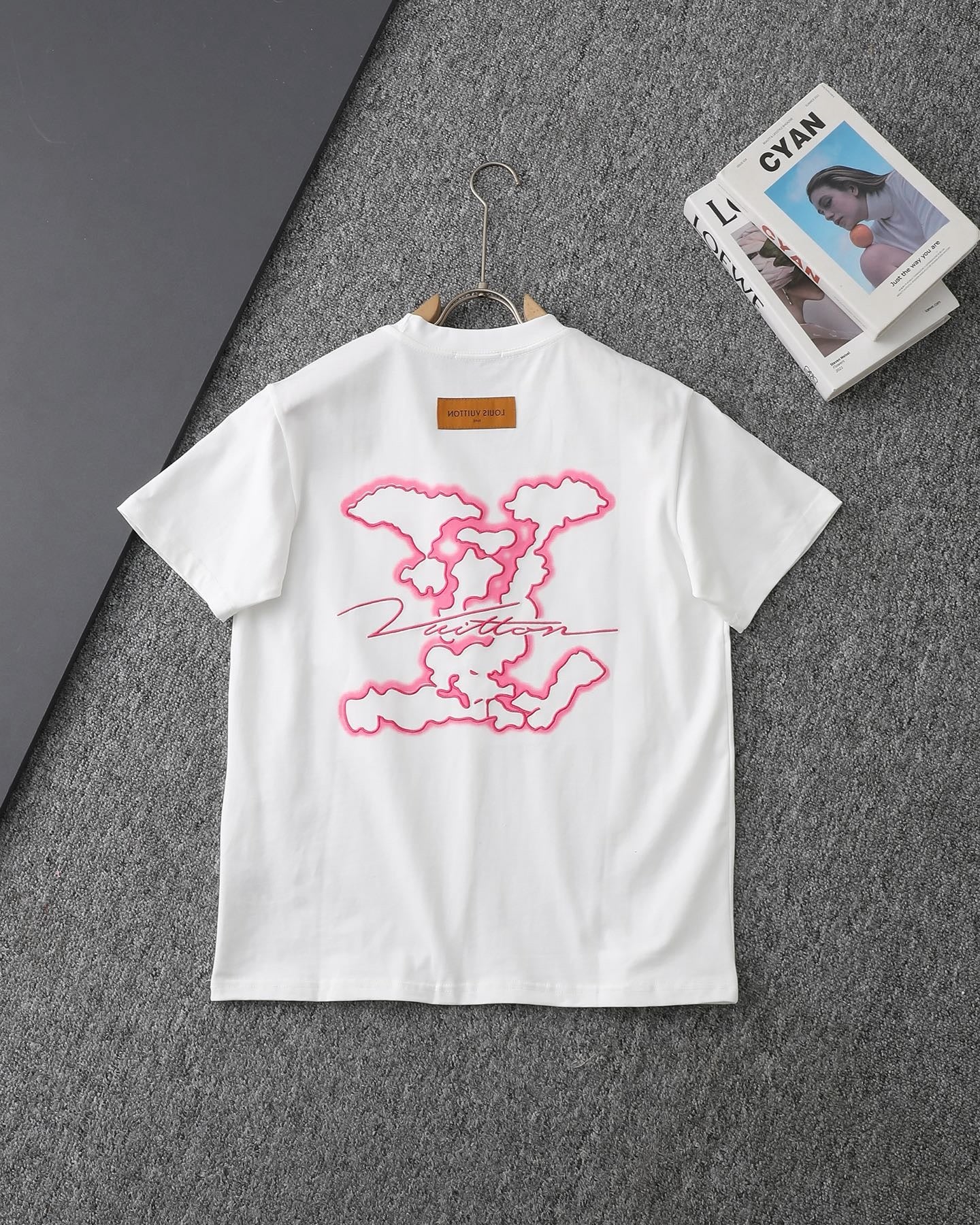 Premium Embroidered Graphic Crew Neck T-Shirt
