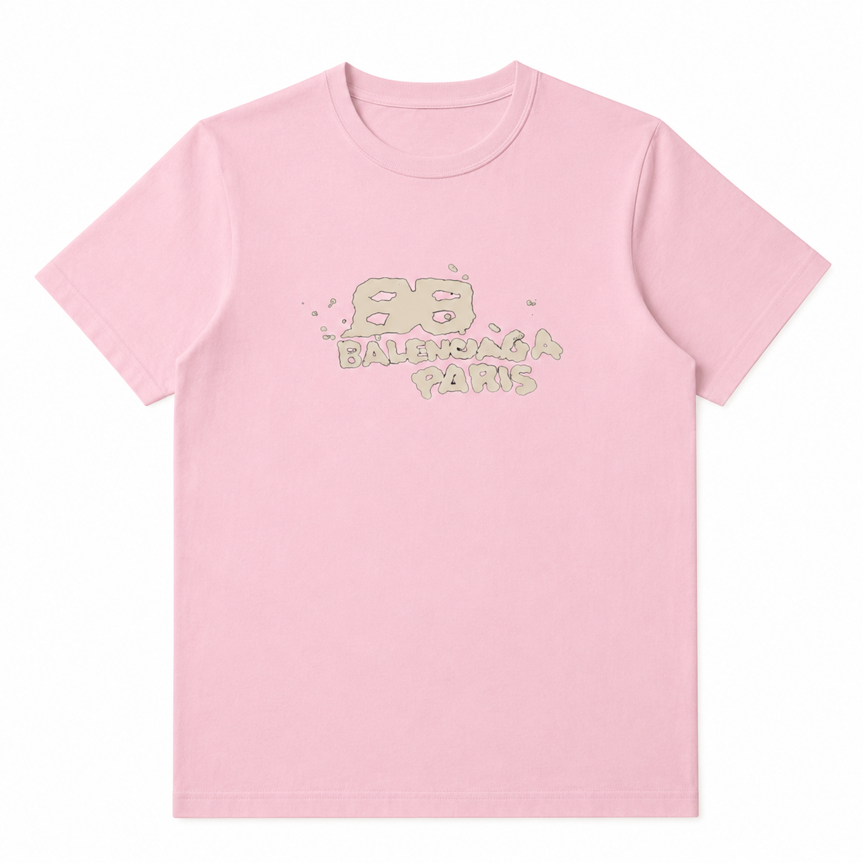 Crew Neck Letter Print Pullover Short Sleeve T-Shirt Regular Fit Unisex