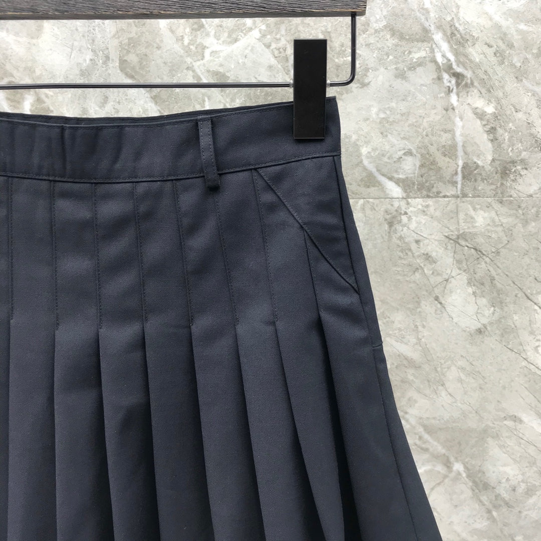 Women's High Waist Pleated Mini Skirt Classic Schoolgirl Style