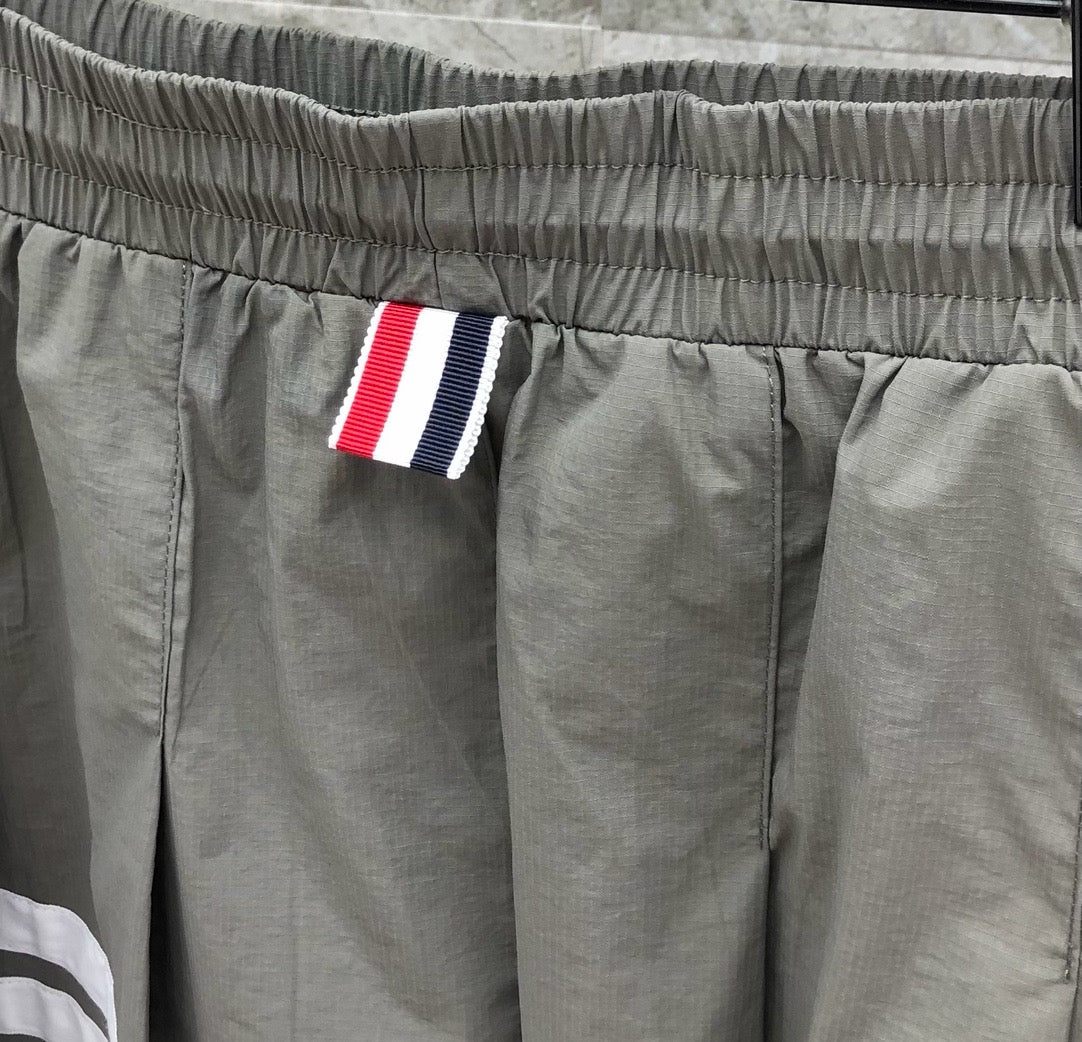 Women's Elastic Waist Four Stripe Mini Skirt