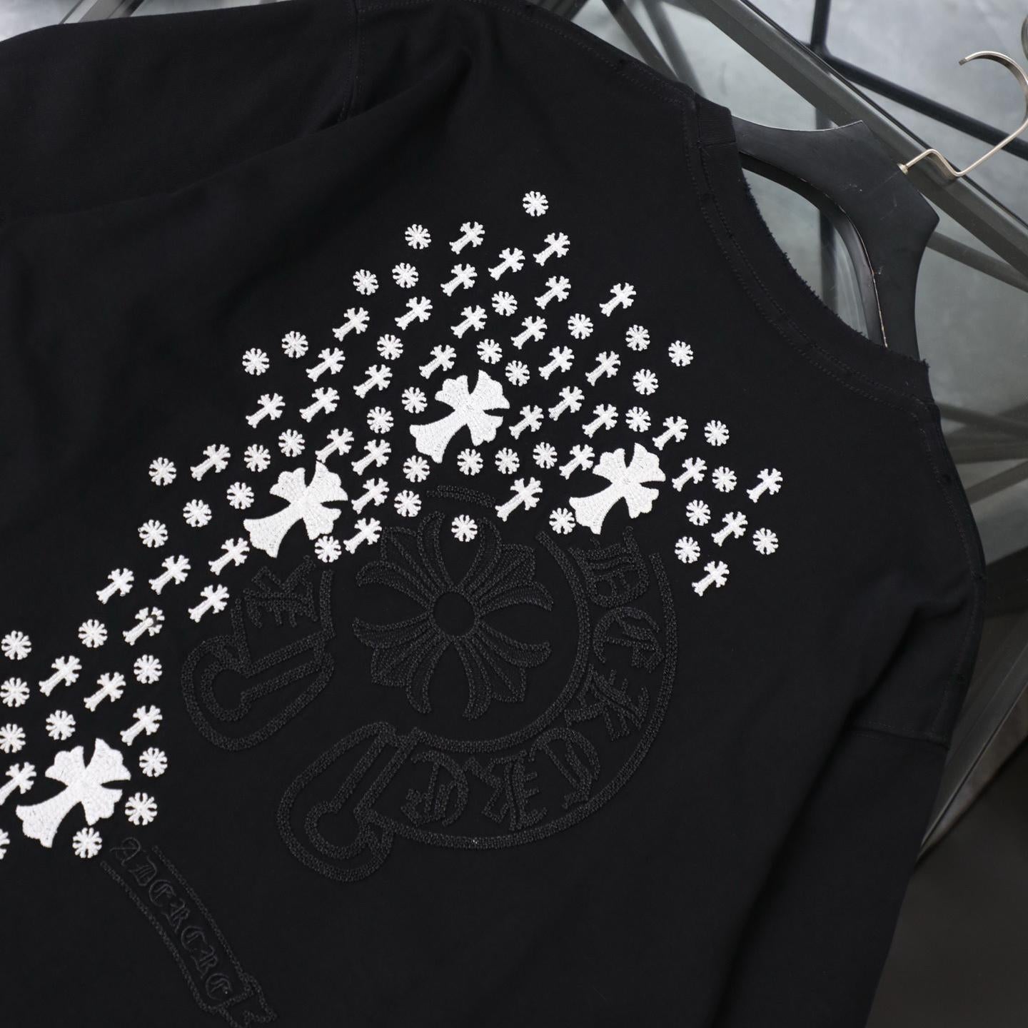 Chrome Hearts 26SS Color-Changing Embroidered Short Sleeve T-Shirt