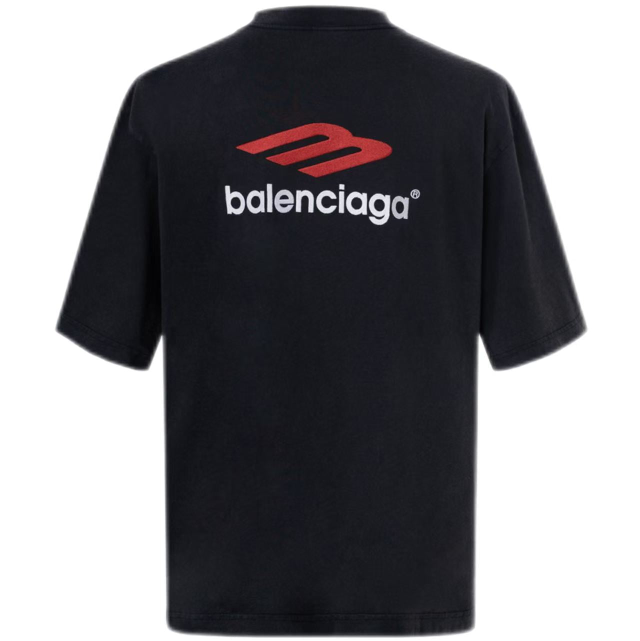 New Classic 3B Print Crew Neck T-Shirt Loose Fit Casual Style