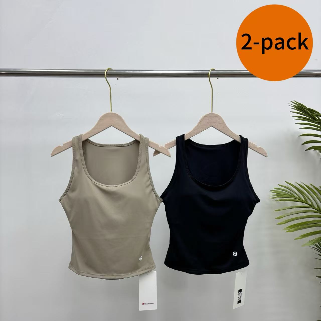 2-pack 2026 New Double-Sided Cloud-Feel Yoga Tank Top