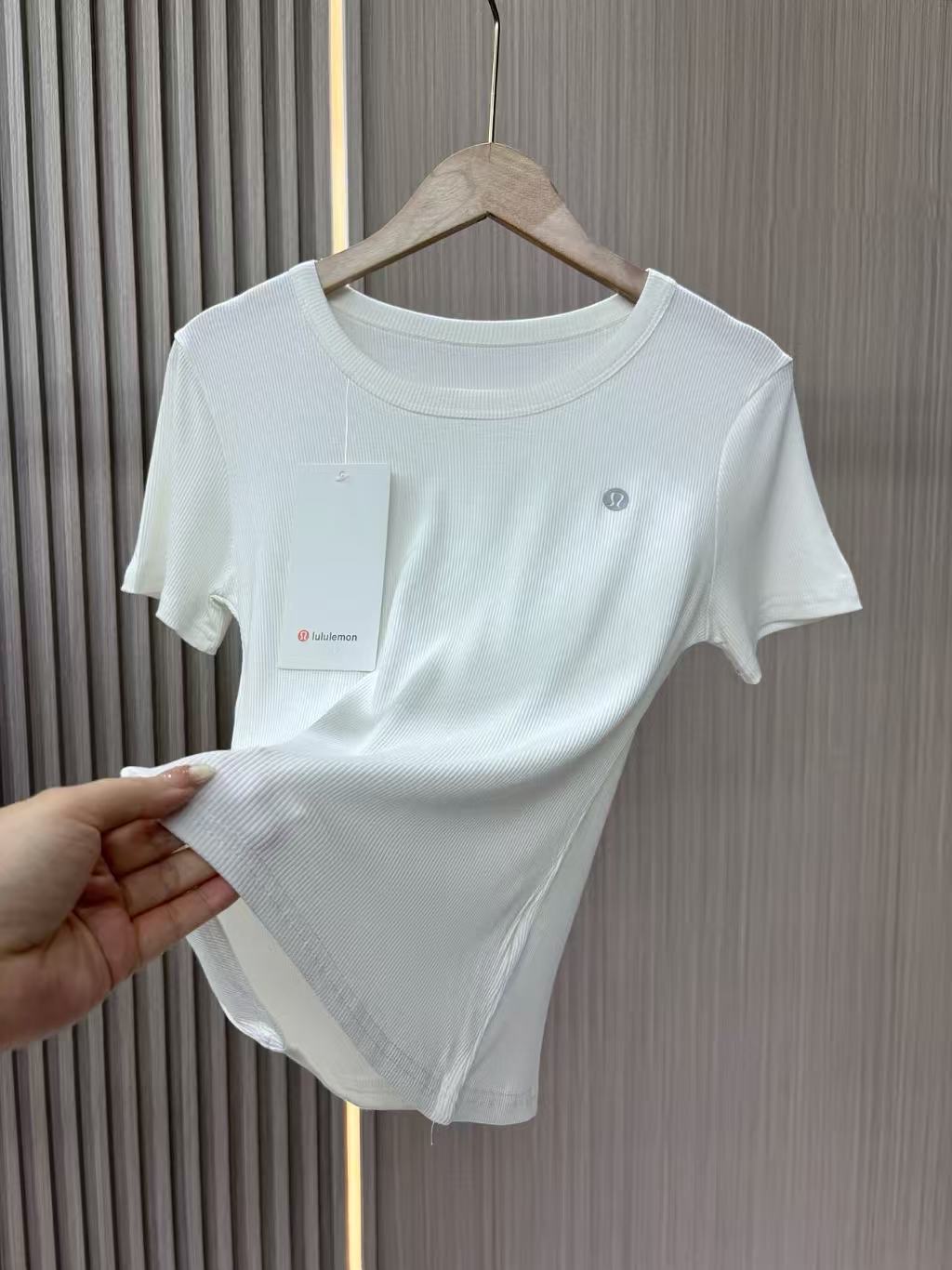 3-pack 2026 New Cotton Ribbed U-Neck Short Sleeve T-Shirt