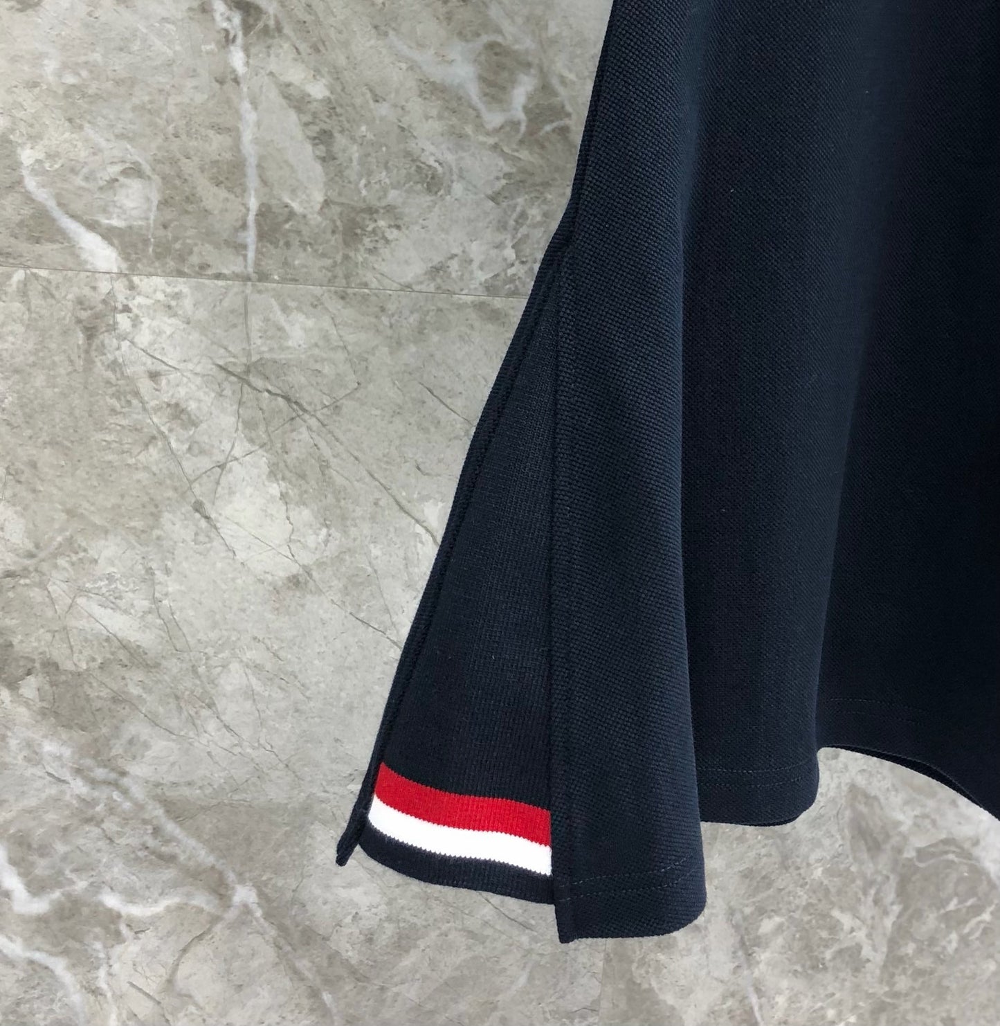 Women's Piqué Cotton Polo Dress with Contrast Webbing Detail