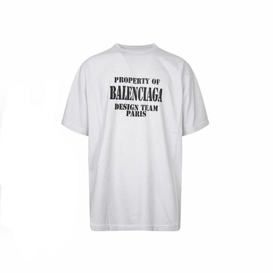 New Unisex Logo Letter Emblem Graphic T-Shirt, Crew Neck Short Sleeve Streetwear Tee