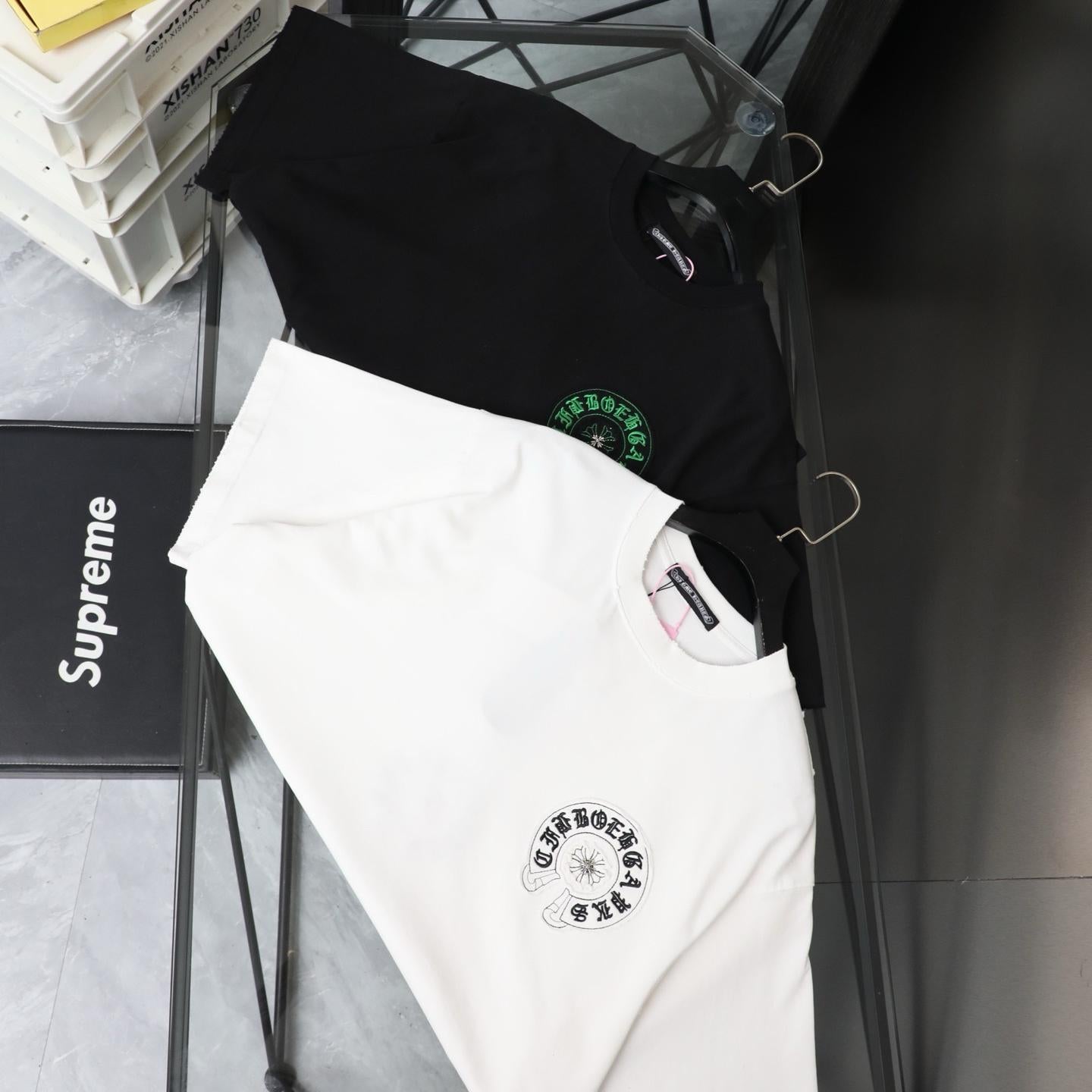Chrome Hearts 26SS Patch Embroidery Short Sleeve T-Shirt