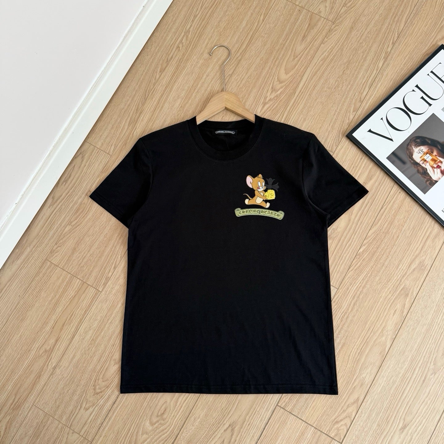 Chrome Hearts Cartoon Graphic Short Sleeve T-Shirt
