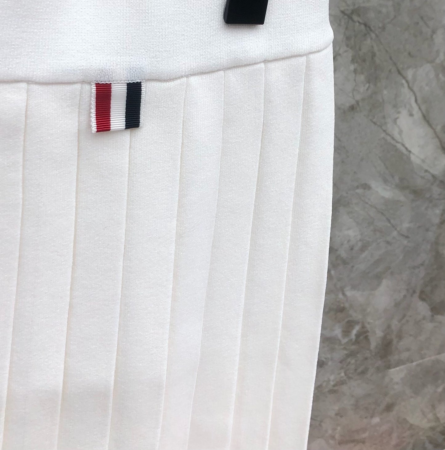 Women's Knit Four Stripe Mini Skirt