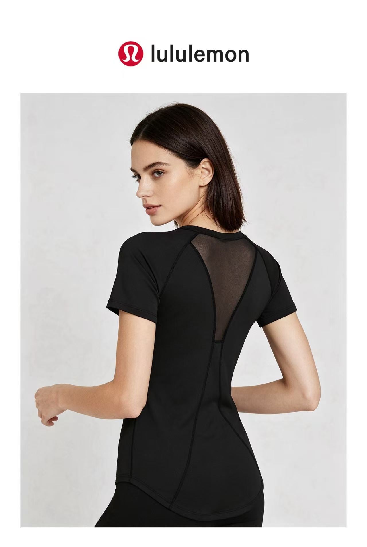 2-pack 2026 New Yoga-Style Mesh Back T-Shirt