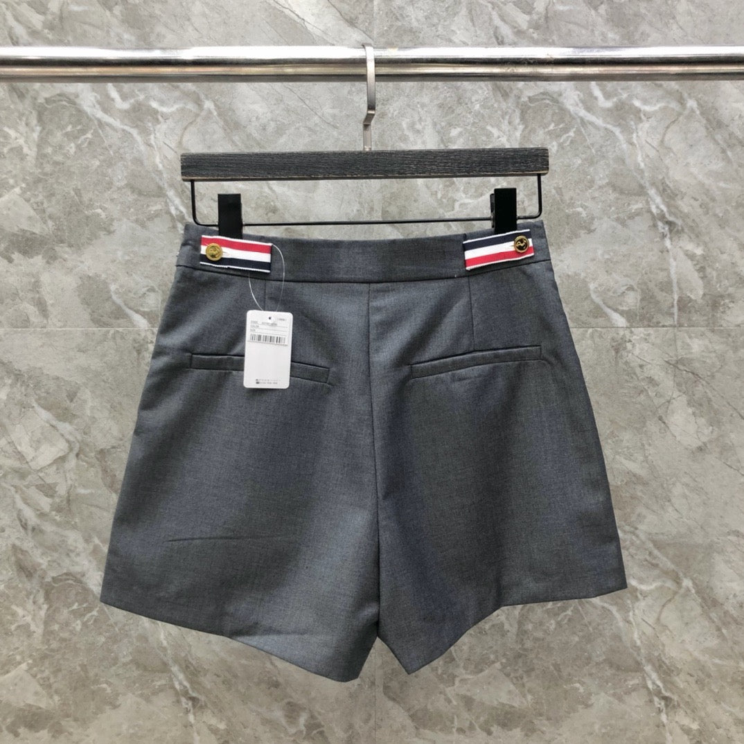 Women's High Waist Tailored Mini Skirt