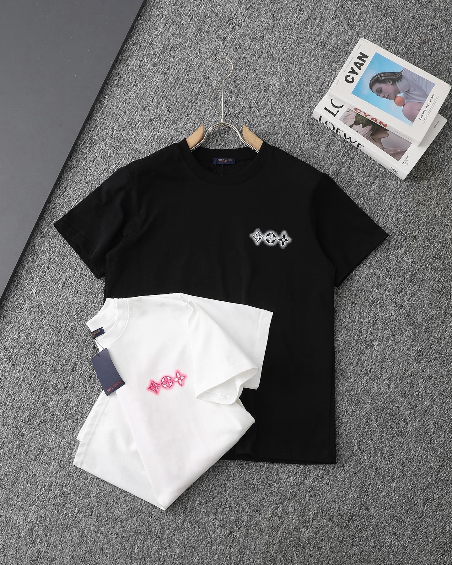 Premium Embroidered Graphic Crew Neck T-Shirt
