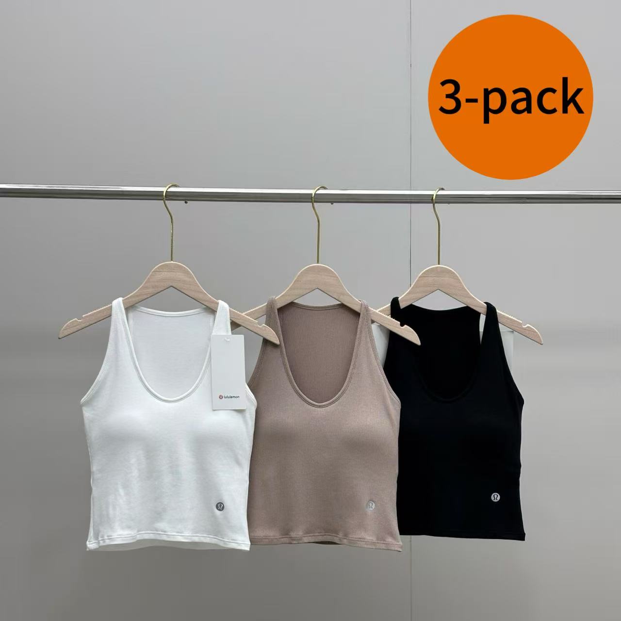 3-pack 2026 New No-Bra Sleeveless Tank Top
