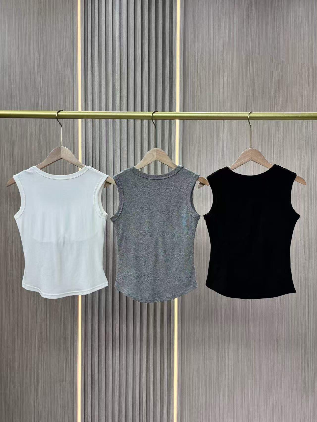 3-pack 2026 New Built-In Bra Sleeveless Tank Top
