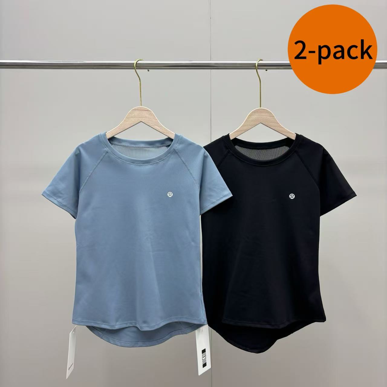 2-pack 2026 New Yoga-Style Mesh Back T-Shirt
