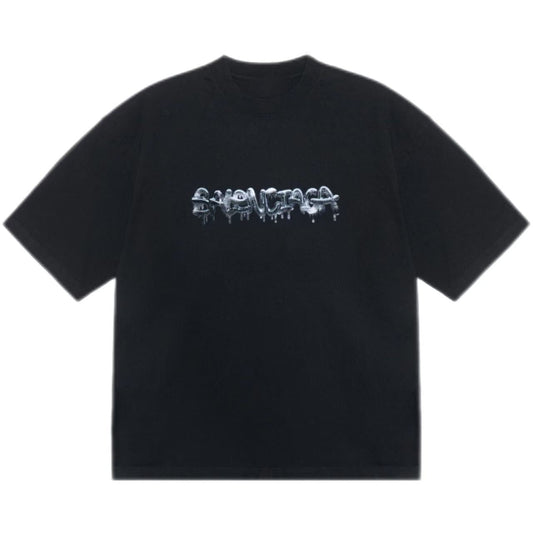 New SLIME Jelly Graffiti Logo Letter Print T Shirt