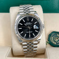 RLX Datejust Noir Stick Dial Oyster