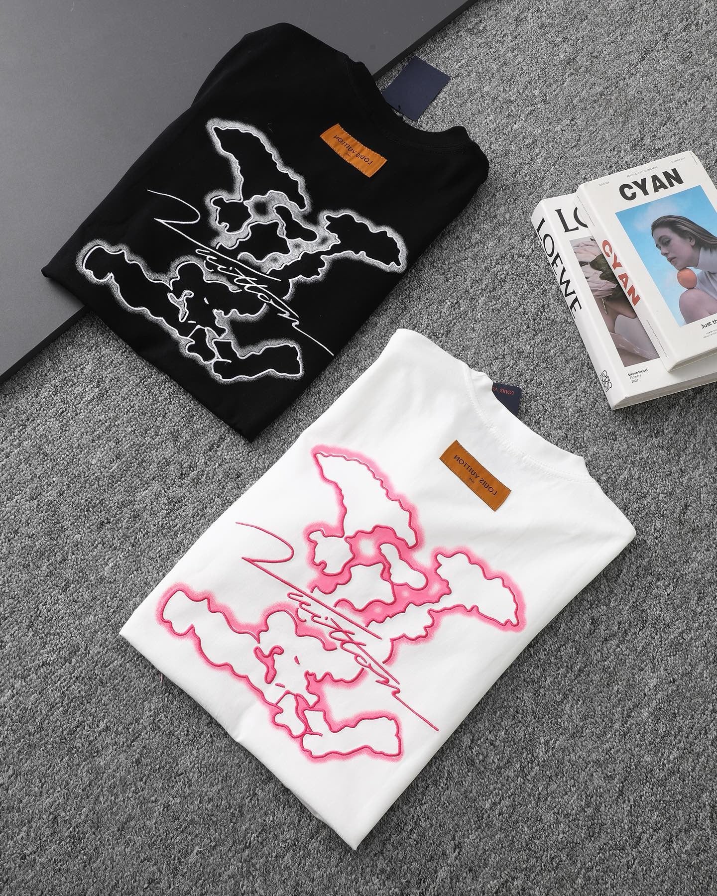 Premium Embroidered Graphic Crew Neck T-Shirt