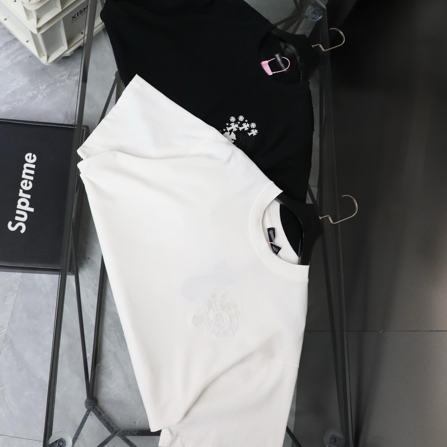 Chrome Hearts 26SS Color-Changing Embroidered Short Sleeve T-Shirt