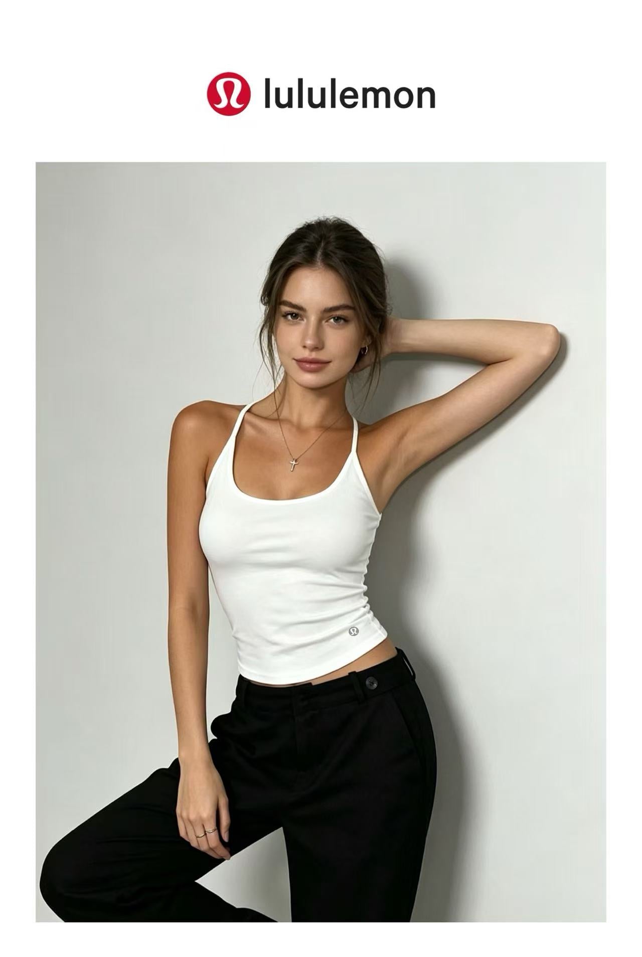 2-pack 2026 New Versatile Built-In Bra Tank Top