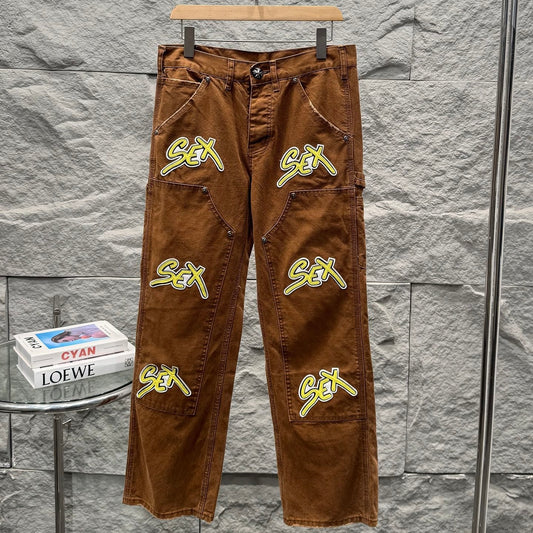 Chrome Hearts Sex Records Relaxed Fit Denim Jeans