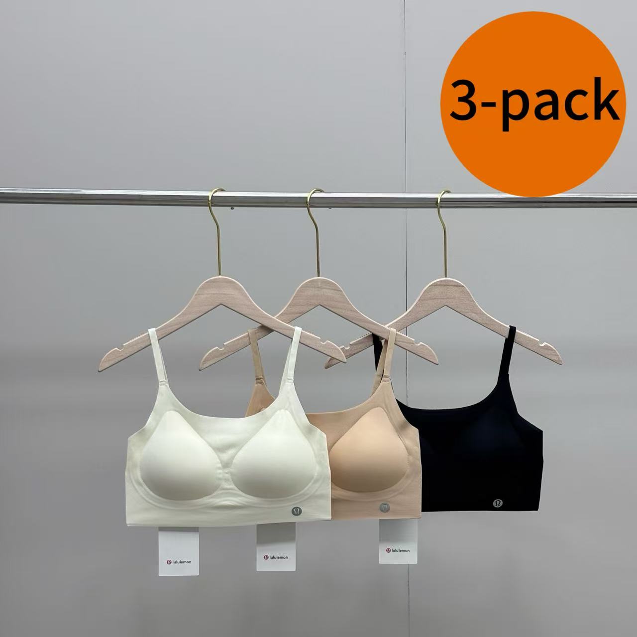 3-pack 2026 New 3D Molded Cup Seamless Invisible Bra
