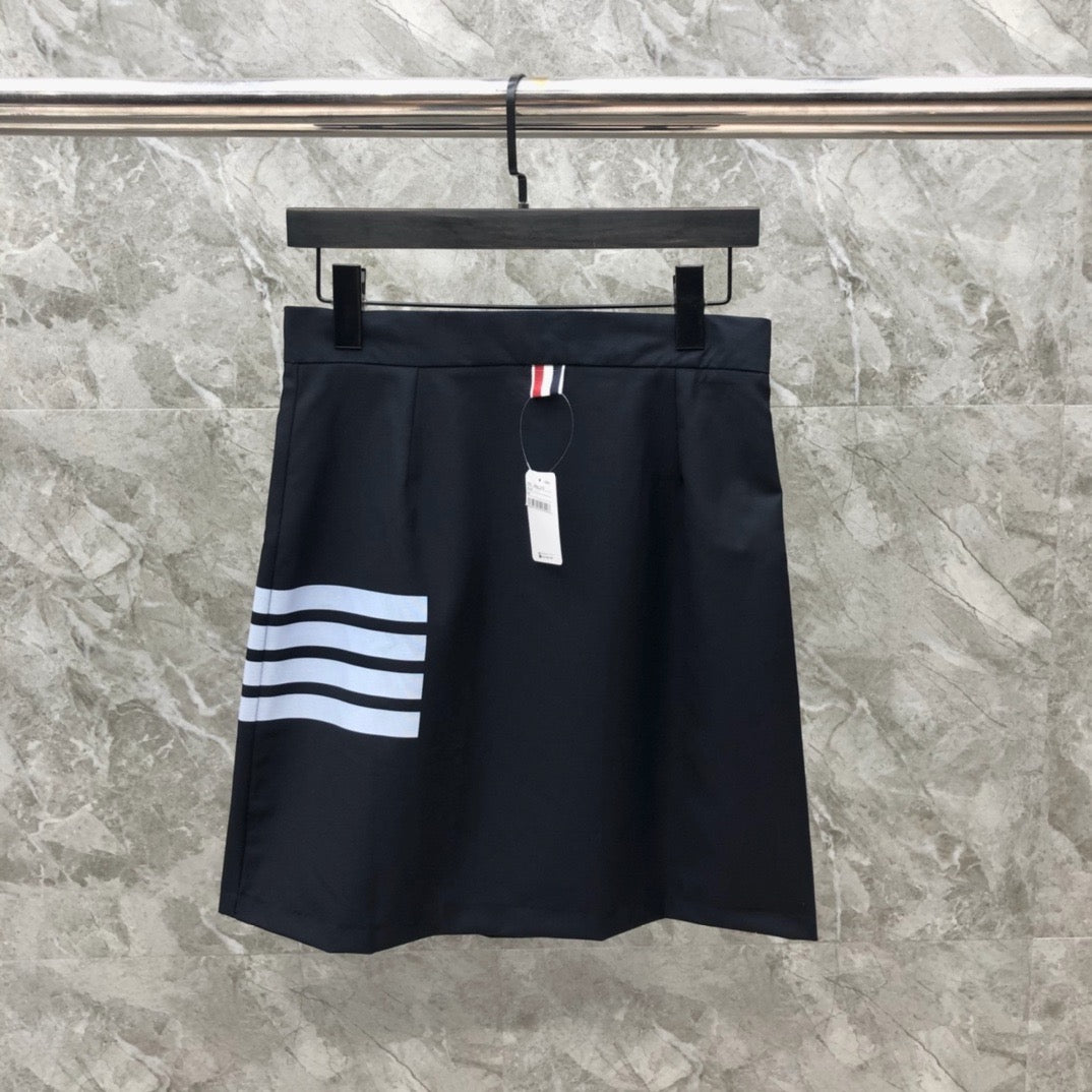 Women's High Waist Bodycon Slit Mini Skirt