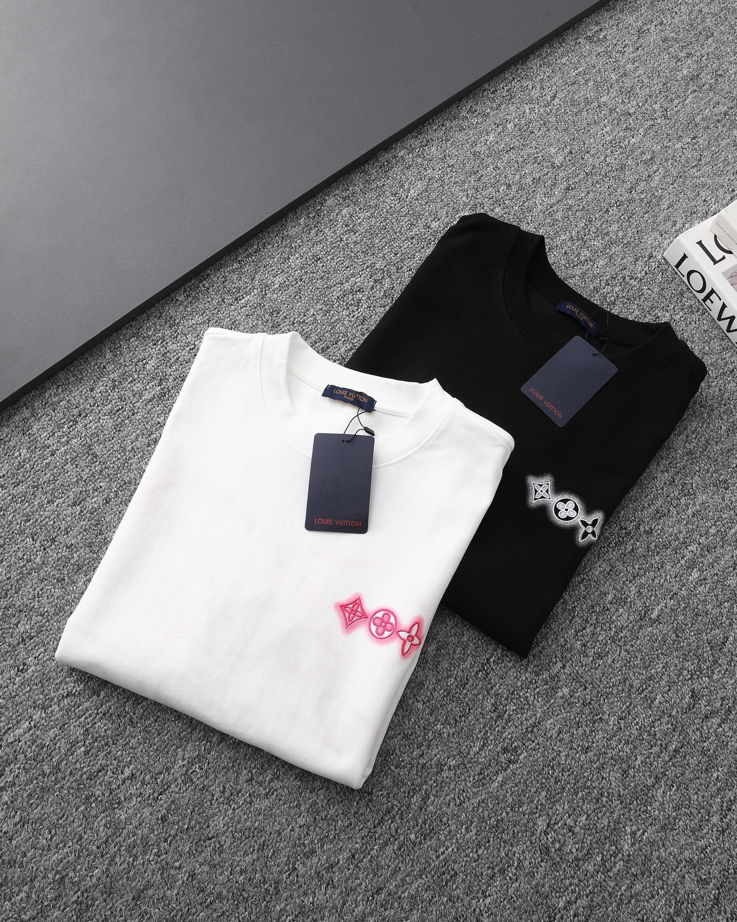 Premium Embroidered Graphic Crew Neck T-Shirt