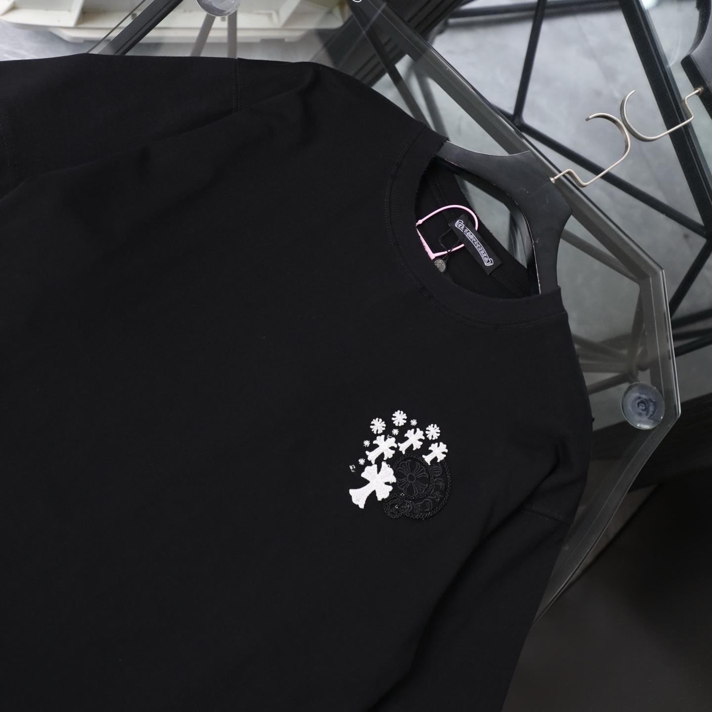 Chrome Hearts 26SS Color-Changing Embroidered Short Sleeve T-Shirt