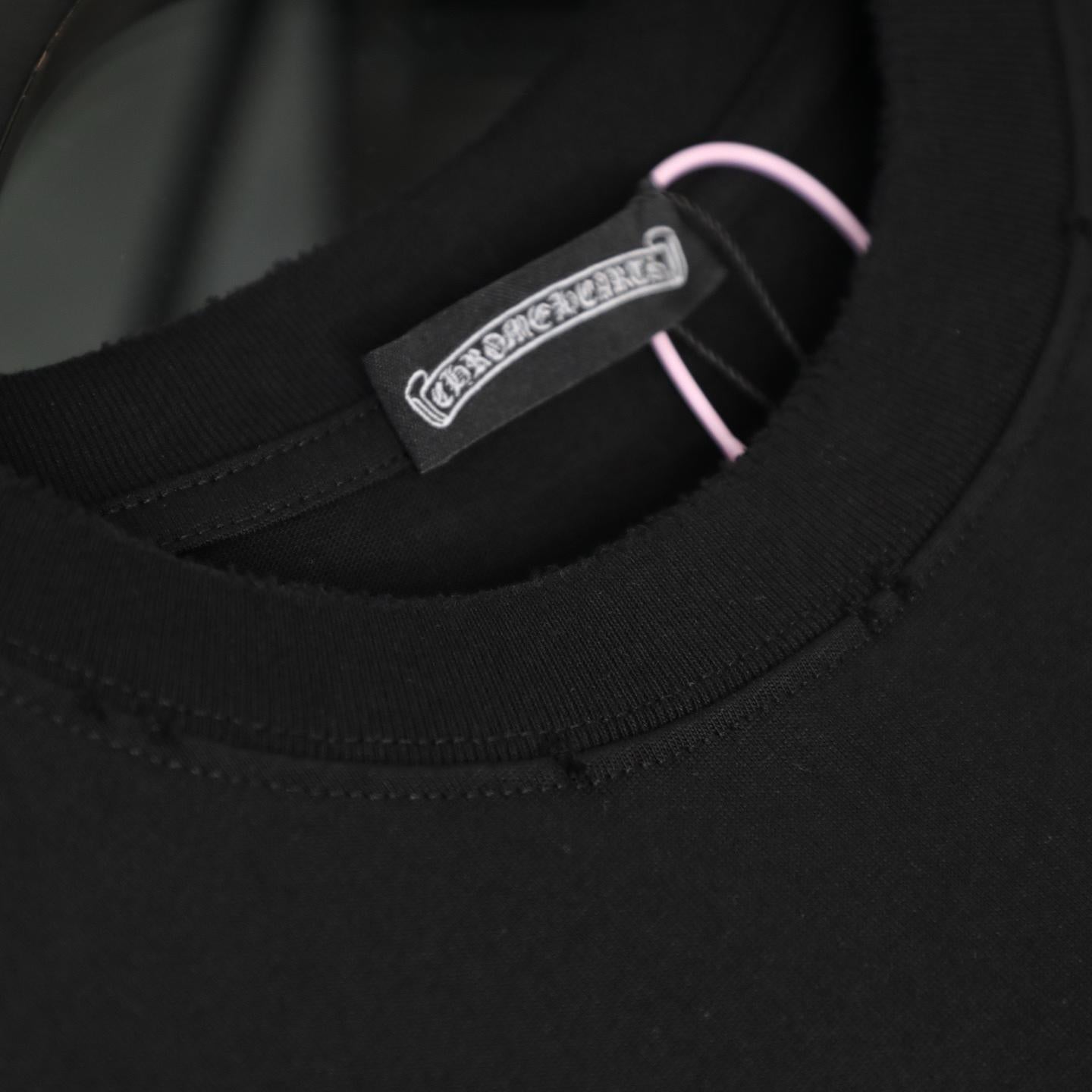 Chrome Hearts 26SS Cutout Embroidered Vintage Short Sleeve T-Shirt