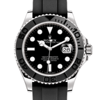 RLX Yacht Master Caoutchouc Noir