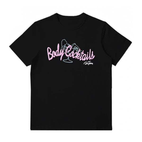 New Men’s BODY COCKTAILS Logo Crew Neck T Shirt